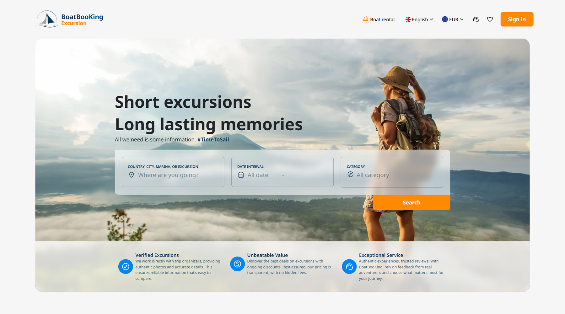 BoatBooking Excursions reference